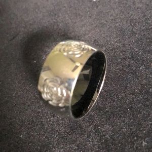 Spikes men’s stainless steel ring